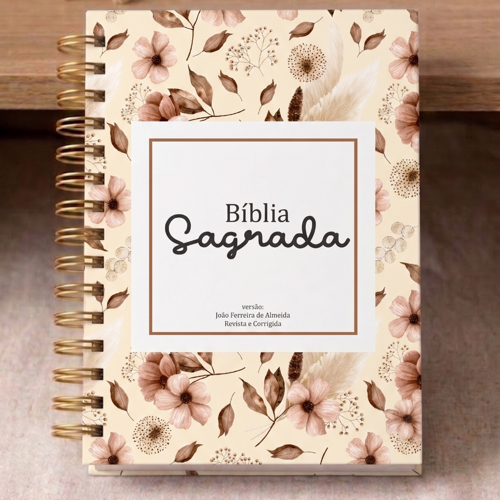 Bible personnalisée João Ferreira de Almeida reliure artisanale A5