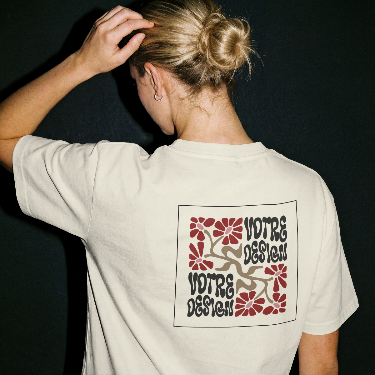 T-shirt personnalisé impression 30x30cm