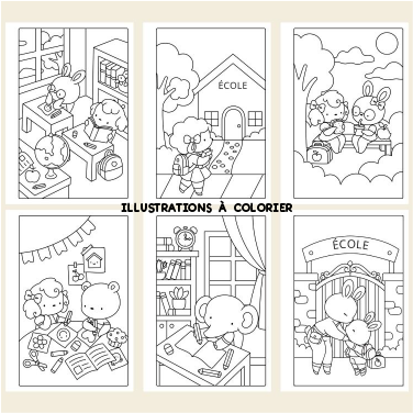 illustrations a colorier